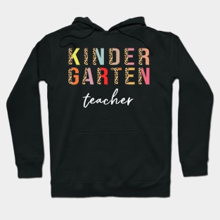 Leopard Kinder Garten Teachers Hoodie